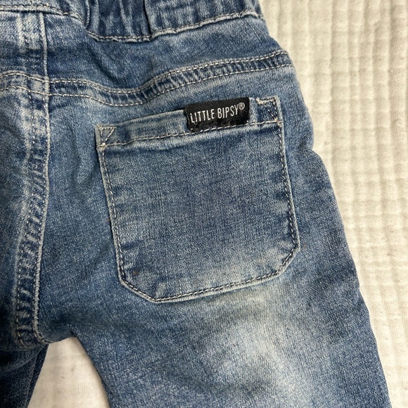 Little Bipsy Denim Chino Joggers - Picture 3 of 4